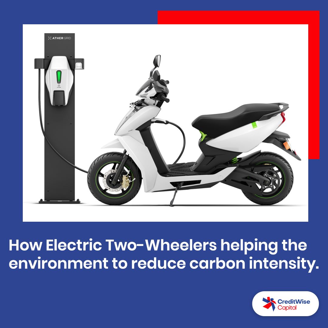 How Electric Two-Wheelers helping the environment to reduce carbon intensity.