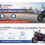Two wheeler loan eligibility and instant approval process at Credit Wise Capital CWC