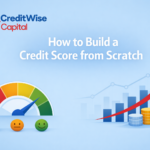 Credit score building guide illustration