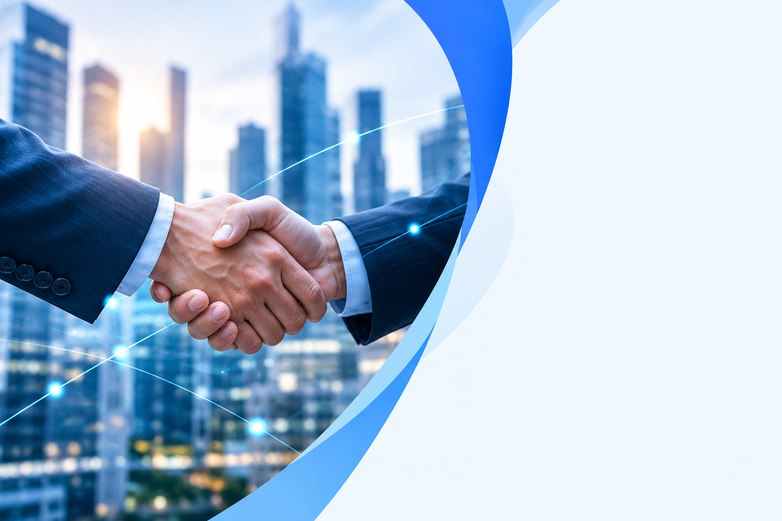 Financial partners working together